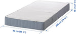 Load image into Gallery viewer, Ikea VESTMARKA sprung mattress, 90x200 cm, extra firm/light blue