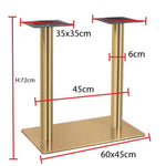 Load image into Gallery viewer, Jilphar Furniture SS Double tube table base JP3013-GCC Home Center