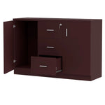 Load image into Gallery viewer, Mahmayi Storage Cabinet for Home Office (White Credenza)