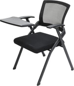 Load image into Gallery viewer, Multi Home Furniture Folding MH-30-BLK Study Chair, Metal Folding Student Chair With Writing Pad For Work From Home, Study Purpose, Homework Chair, Learning Chair, Classroom 96X30X30 Cm Black