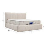 Load image into Gallery viewer, Sturdy MDF Hydraulic Bed With Lift-Up Storage