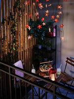Load image into Gallery viewer, Table + 2 Chairs, Outdoor, Black/Light Brown Stained