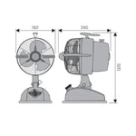 Load image into Gallery viewer, Table Fan, 32 cm Height With 3-Speed Rotary Switch, Desk Fan