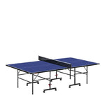 Load image into Gallery viewer, Arabian Mall Foldable Indoor Table Tennis Table with 8 Movable Wheels (12mm MDF Blue Top)