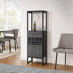 Load image into Gallery viewer, Tall Modern Bar Cabinet With 1 Drawer And 8 Shelves