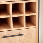 Load image into Gallery viewer, Tall Modern Bar Cabinet With 1 Drawer And 8 Shelves