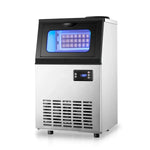Load image into Gallery viewer, Tap Water Ice Maker Machine, 60KG/24H Stainless Steel Under Counter ice Machine with 17.6lbs Ice Storage Capacity, Freestanding Ice Maker.