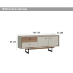 Load image into Gallery viewer, TV Cabinet (160 cm) With 2 Doors