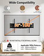 Load image into Gallery viewer, TV Wall Bracket with 1080mm Extra Long Articulated Arm, Heavy Duty XXL Long Reach Full Motion TV Wall Mount with Swivel Tilt Extend