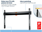 Load image into Gallery viewer, TVM 3605 Fixed Flat TV Wall Mount Bracket for 40-100 Inch TVs, Holds Maximum 75 kg TVs, Maximum VESA 600 x 400, Universal Compatibility, Distance from The Wall Only 2.2 cm
