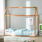 Load image into Gallery viewer, Twin Bed, Engineered Wood With A Robust Frame For Kids - 90x190 cm-GCC Home Center