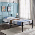 Load image into Gallery viewer, Twin Bed With Metal Frame - 90x200-GCC Home Center