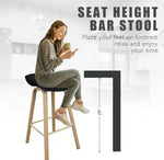 Load image into Gallery viewer, Ultimate Eames Style Seat Height Bar Stool - Black-GCC Home Center