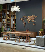 Load image into Gallery viewer, Unique Live Edge Resin Dining Table Top San - Natural Walnut Wood