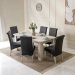 Load image into Gallery viewer, Valencia 6-Seater Dining Set ā Grey