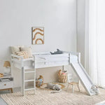 Load image into Gallery viewer, Vanilla Loft Single Bed with Slide and Climbing Ladder - 90x200 cm-GCC Home Center