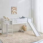 Load image into Gallery viewer, Vanilla Loft Single Bed with Slide and Climbing Ladder - 90x200 cm-GCC Home Center