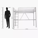Load image into Gallery viewer, Vanilla Metal Single Loft Bed - 90x200 cm-GCC Home Center