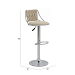 Load image into Gallery viewer, Velvet Fabric Bar Chair