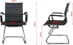 Load image into Gallery viewer, Visitors Office Chair, Waiting Room & Reception PU Chair - Black-GCC Home Center