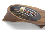 Load image into Gallery viewer, Walnut Coffee Table - Engineered Wood With Tempered Glass