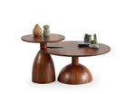 Load image into Gallery viewer, Walnut Coffee Table Set