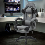 Load image into Gallery viewer, Wemart Gaming Chair, Computer Chair with Fabric?Office Chair with Armrest & Adjustable Seat, Ergonomic Video Game Chair with Neck and Massage Lumbar Support (grey)-GCC Home Center