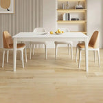 Load image into Gallery viewer, Whitewood Modern Slate Rectangle Dining Table Set with Four Legs and Solid Back Chairs , For 4 , Table & Chair(s), 5 Piece Set, Orange-GCC Home Center