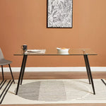 Load image into Gallery viewer, Wilma 6-Seater Glass Top Dining Table-GCC Home Center