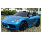 Load image into Gallery viewer, XL 24V 2-Seater Electric Ride-On Porsche Style Kids Sports Car - Blue ā Power, Space and Adventure for Two!