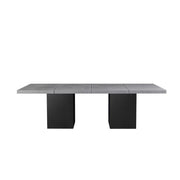 1+10 Seater Dining Set with Boca Chairs – Grey Mist