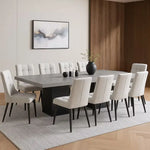 Load image into Gallery viewer, 1+10 Seater Dining Set with Boca Chairs – Grey Mist