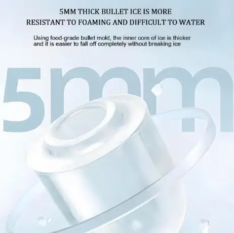 1.2L Portable Countertop Ice Maker Machine 12kg/24H, 9 Bullet Ice Cubes in 6 Minutes, Large & Small Ice Size Selection, Self-Cleaning Ice Maker with Ice Basket, Scoop & Ice Bags, Compact Ice Machine for Home Kitchen Office Bar Party