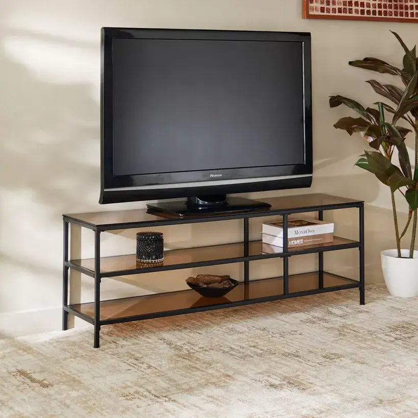 1.3 Metre Glass Top TV Unit for TVs up to 55 inches