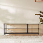 Load image into Gallery viewer, 1.3 Metre Glass Top TV Unit for TVs up to 55 inches