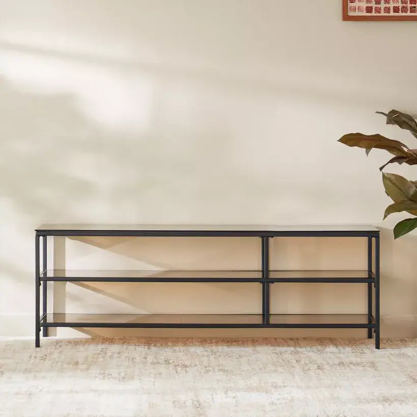 1.3 Metre Glass Top TV Unit for TVs up to 55 inches