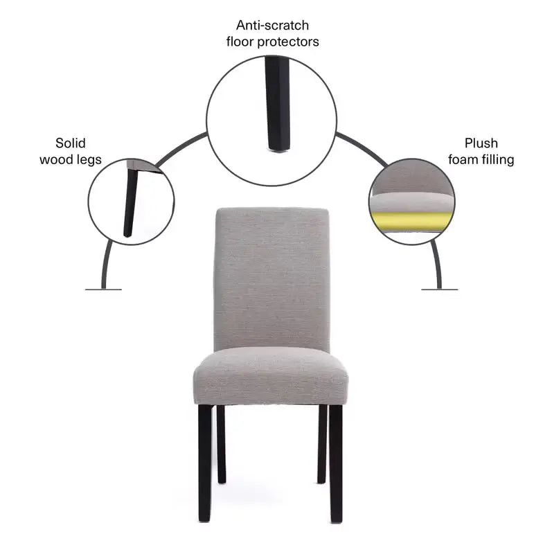 1+6 Seater Dining Set with Elke Chairs Package