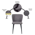 Load image into Gallery viewer, 1+6 Seater Dining Set with Narumi Chairs – Natural Black