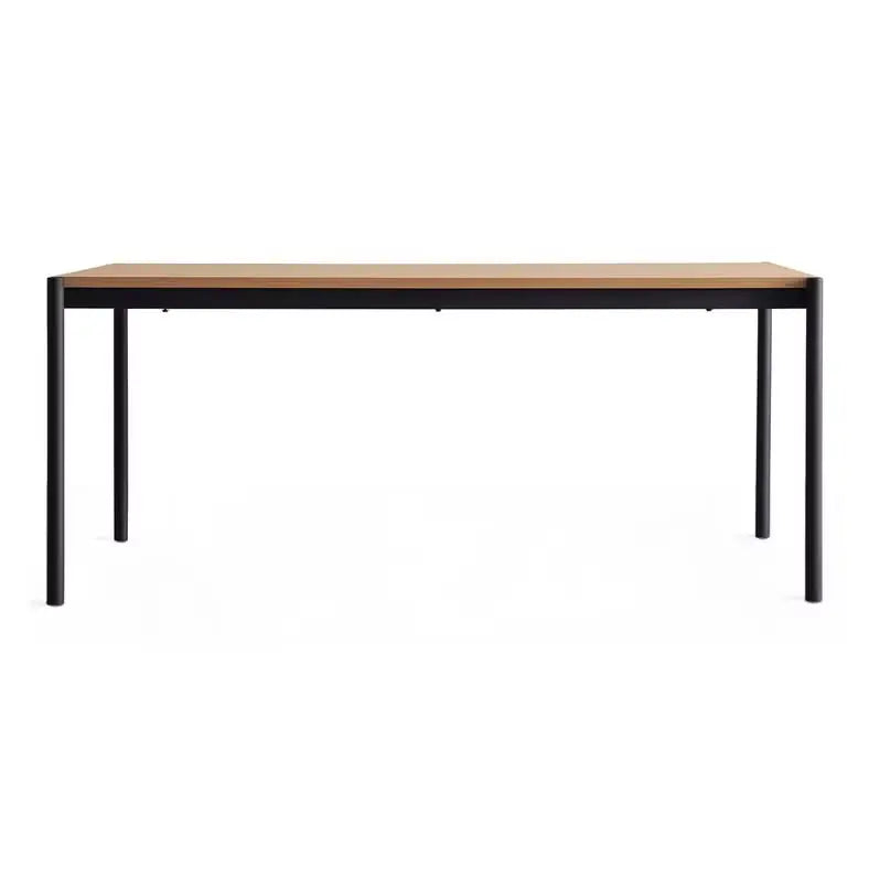 1+6 Seater Dining Set with Narumi Chairs – Natural Black