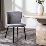 Load image into Gallery viewer, 1+6 Seater Dining Set with Narumi Chairs – Natural Black