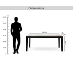 Load image into Gallery viewer, 1+6 Seater Marble Dining Set with Elke Chairs – White (Marble Top)