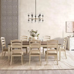 Load image into Gallery viewer, 1+8 Seater Dining Set with Arcadian Chairs – White Natural