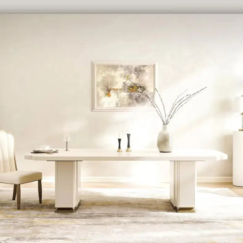 10 Seater Dining Table – White