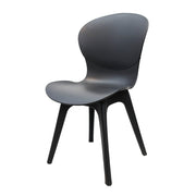 Jilphar Furniture Polypropylene Dining Chair Black, JP1027-GCC Home Center