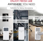 Load image into Gallery viewer, 12000 BTU Portable Air Conditioner | 3-in-1 Cooling, Fan &amp; Dehumidifier