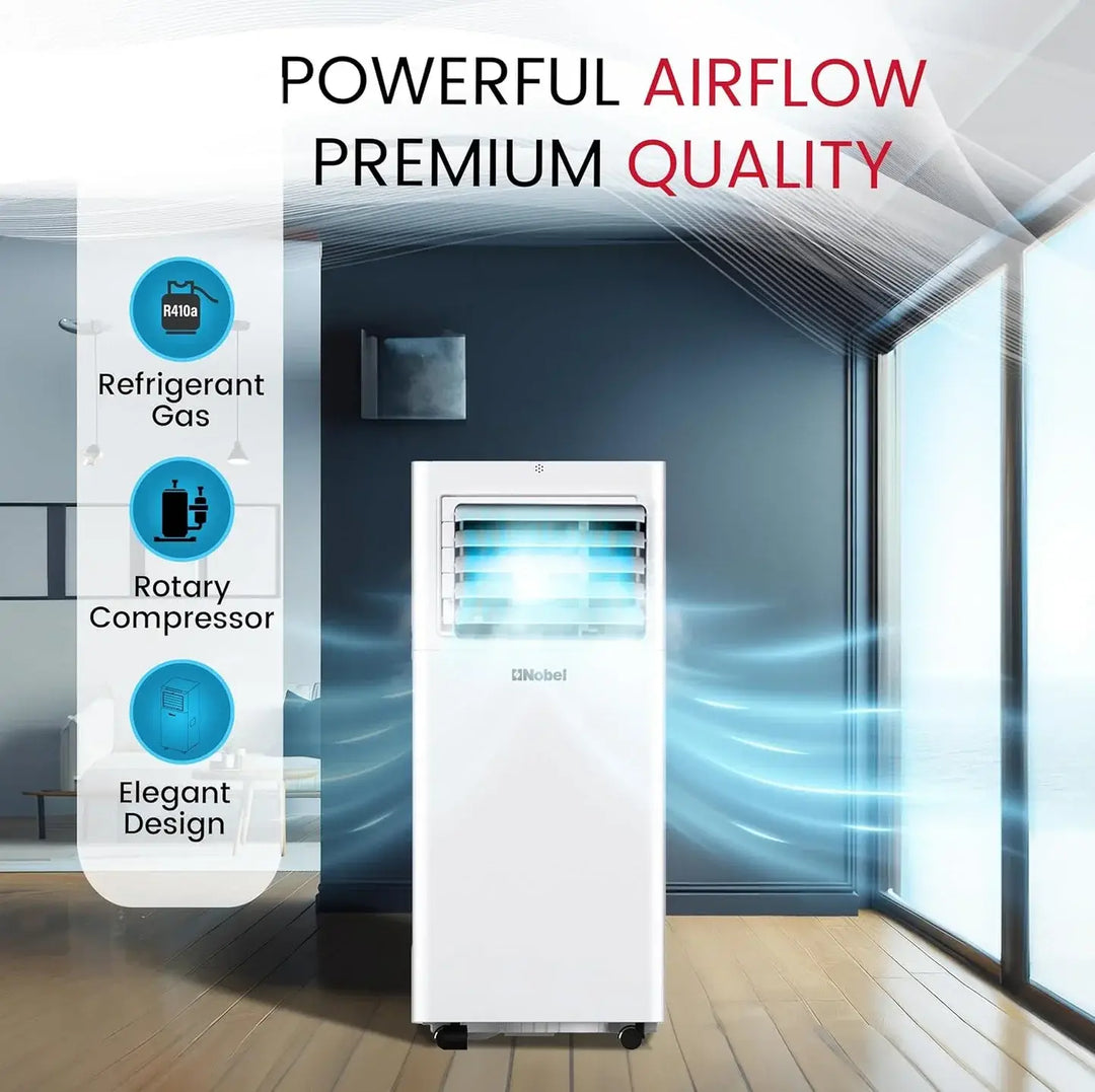 12000 BTU Portable Air Conditioner | 3-in-1 Cooling, Fan & Dehumidifier