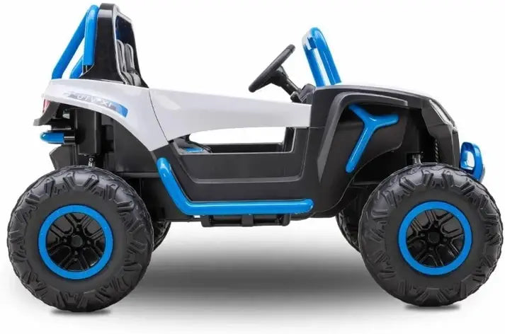12V 2-Seater Kids Ride-On Buggy –Super Hawk UTV Ride-On Jeep - Blue