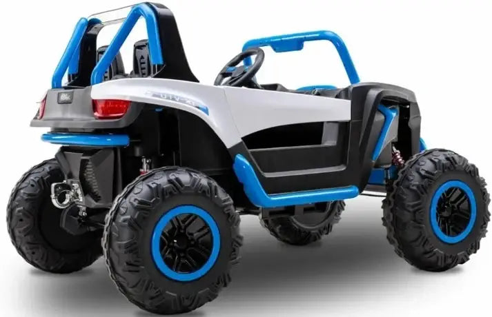12V 2-Seater Kids Ride-On Buggy –Super Hawk UTV Ride-On Jeep - Blue