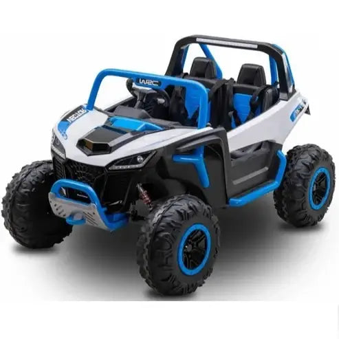 12V 2-Seater Kids Ride-On Buggy –Super Hawk UTV Ride-On Jeep - Blue