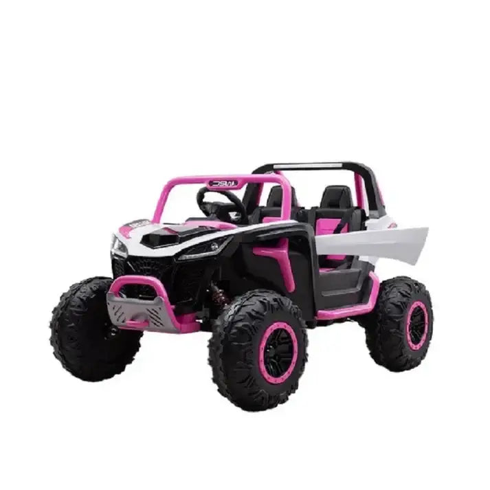 12V Kids Ride-On Buggy –Super Hawk UTV Ride-On Jeep - Pink -
